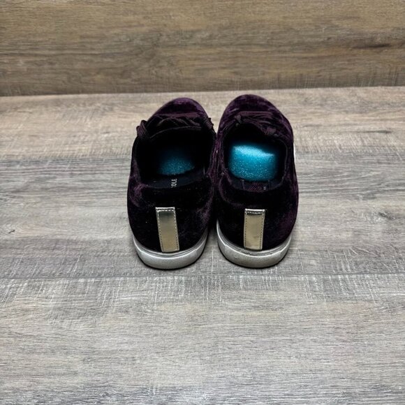 Kenneth Cole Marlow Purple Velvet Sneakers Women's Size 9 - Picture 3 of 7